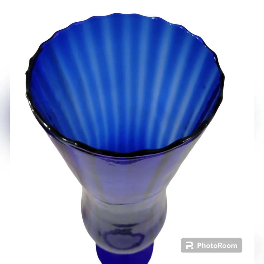 MCM Empoli Italy Footed Optic Vase Compote